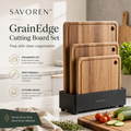 SAVOREN™ GrainEdge Cutting Board Set